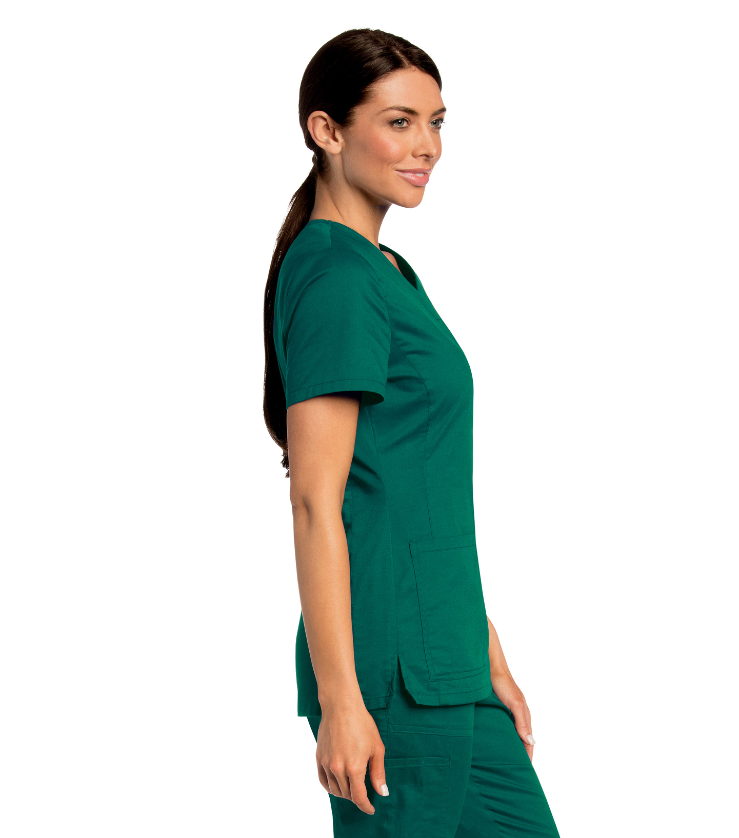 Womens All Day Y Neck Scrub Tunic (4143) | Landau Scrubs