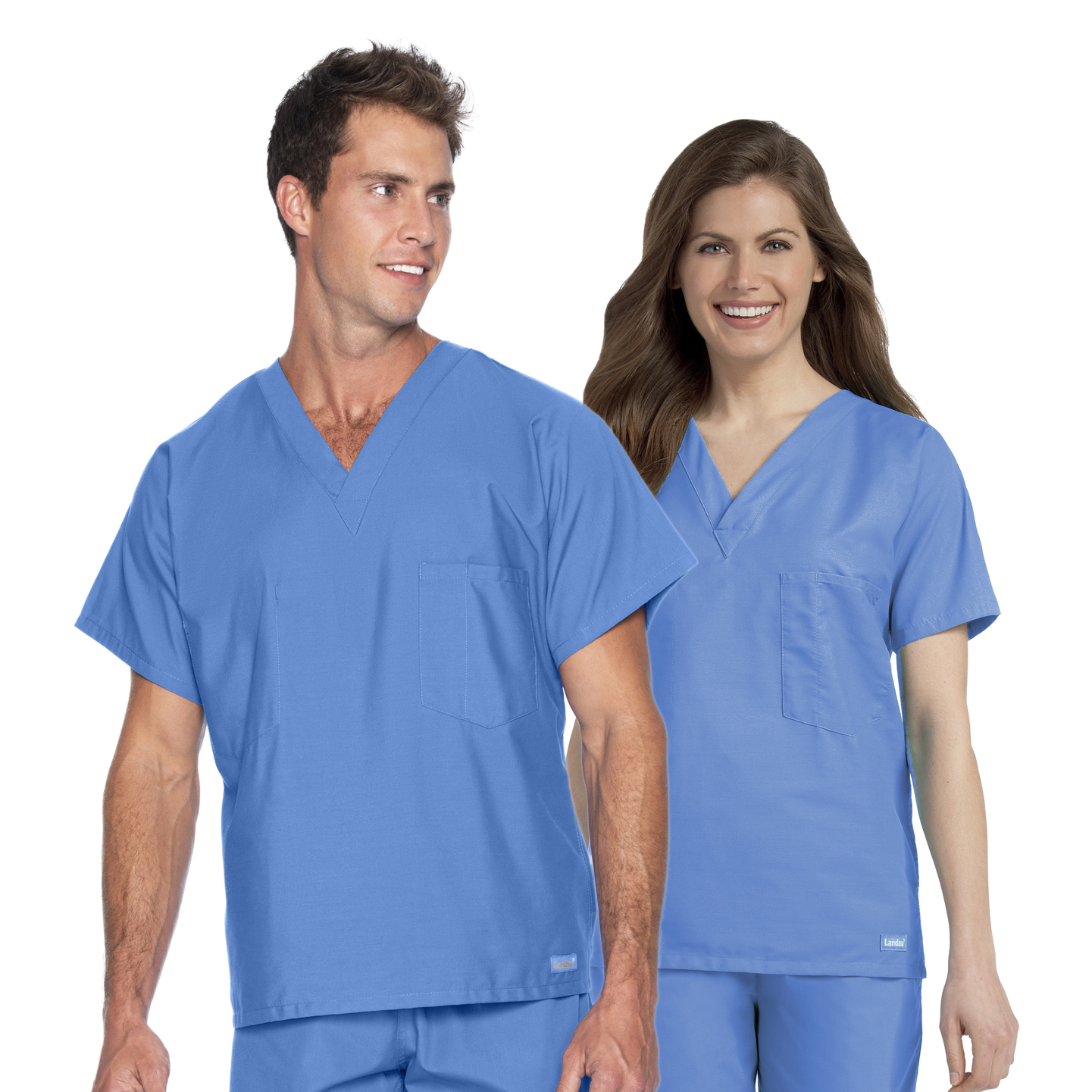 Unisex Scrub V Neck Top 7502 Landau Scrubs 