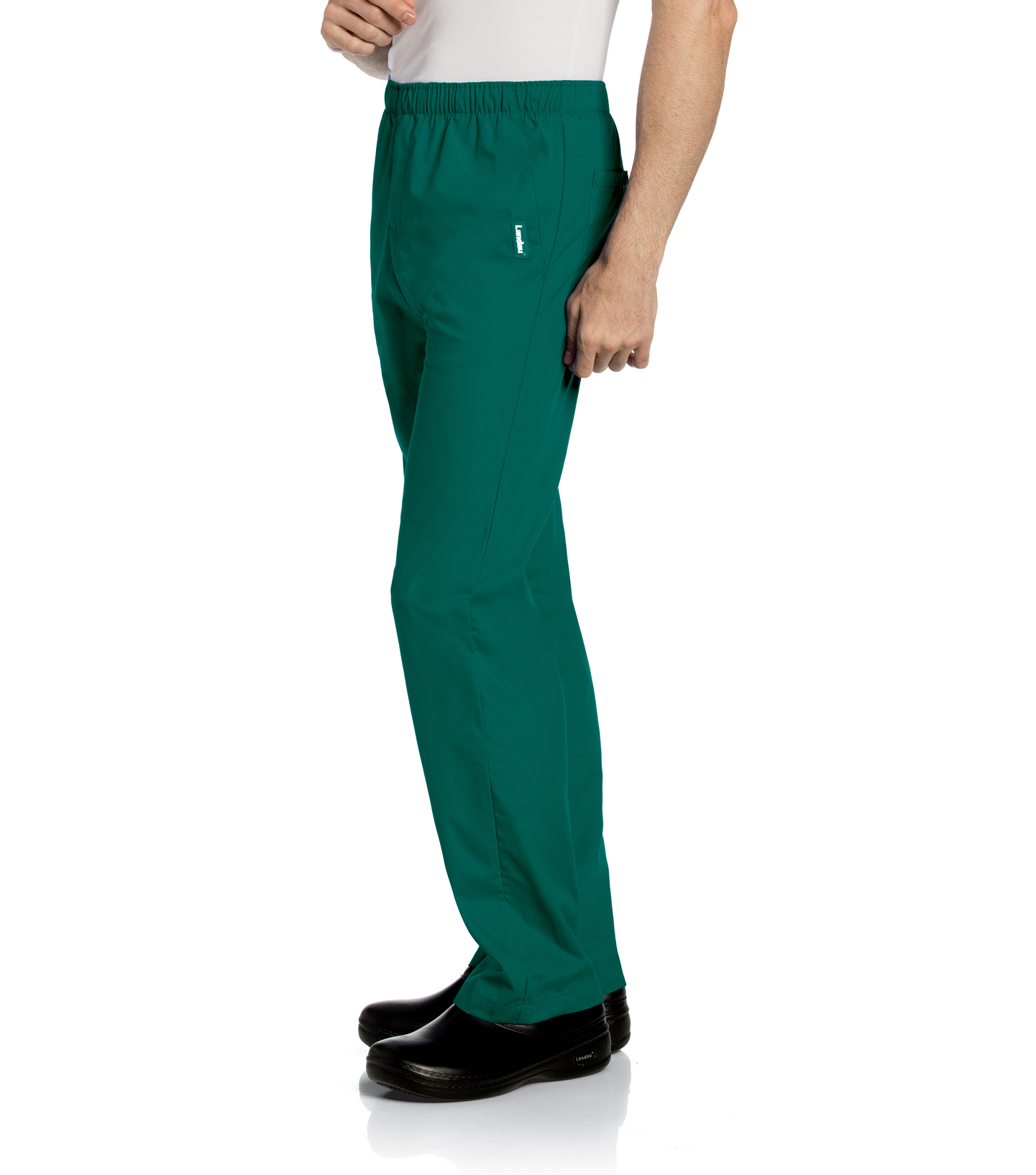 mens elastic waist cargo pants with drawstring