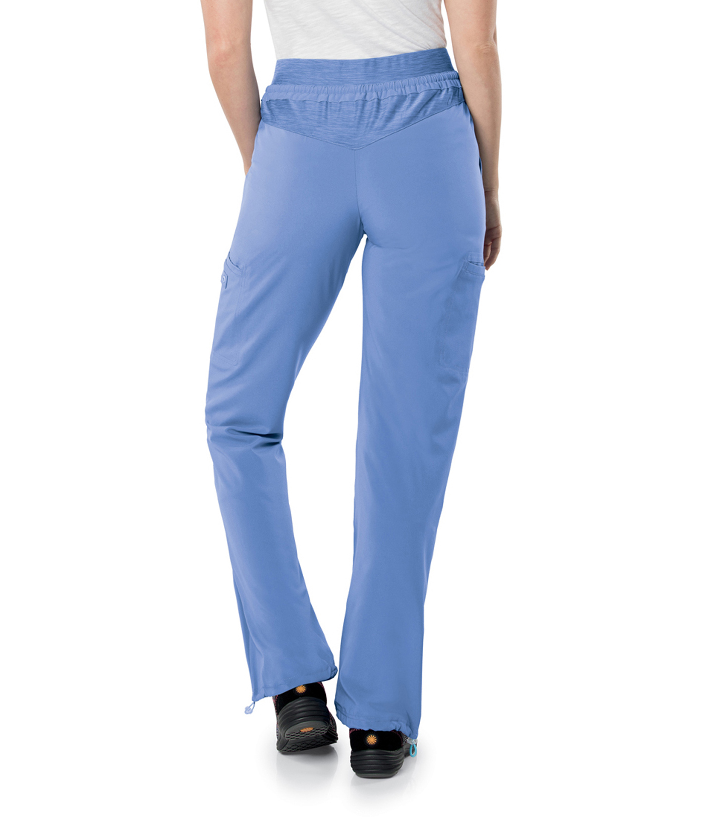 Womens Knit Waist Cargo Jogger Pant (9324) | Urbane Scrubs